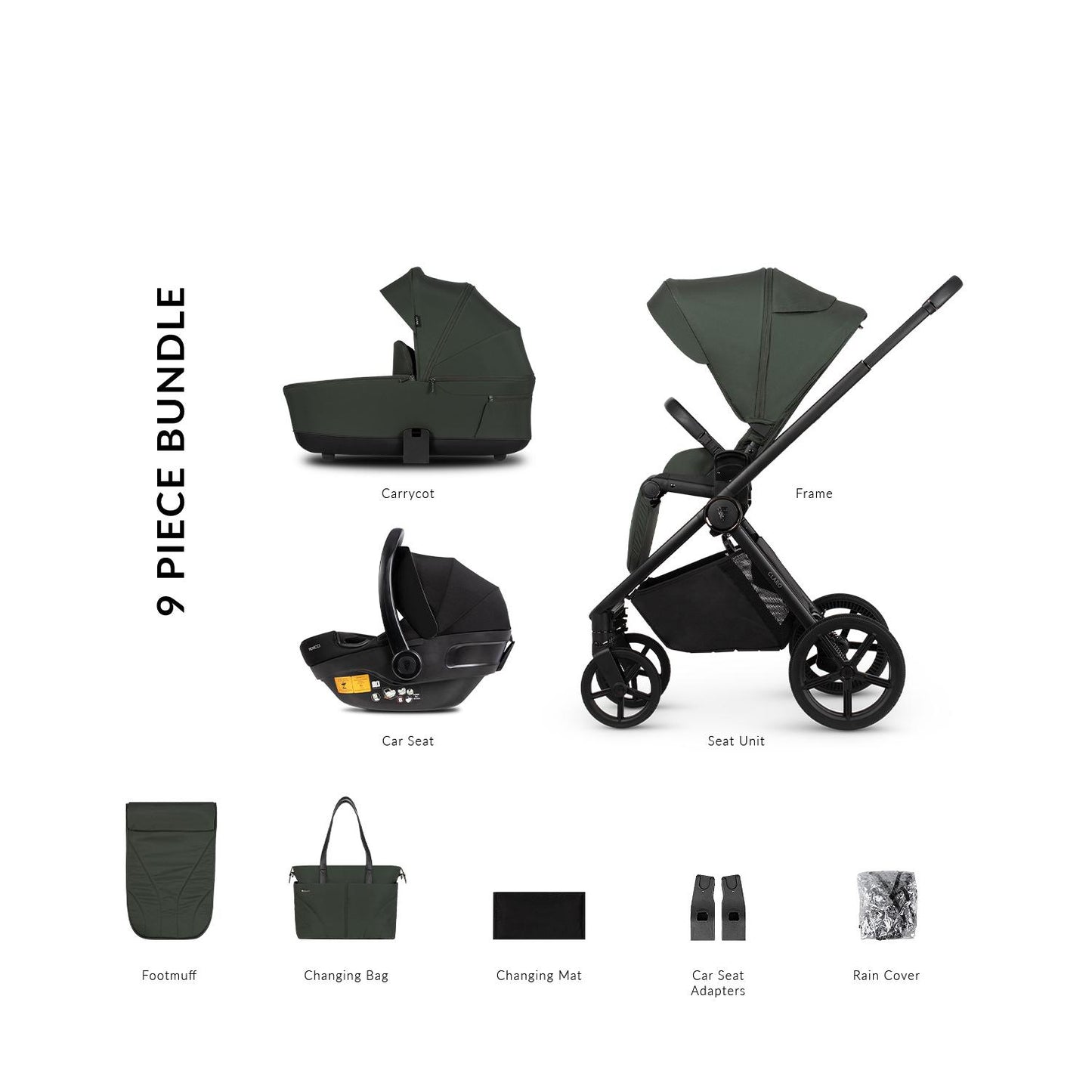 Venicci Claro 3 in 1 with Venicci Engo Car Seat