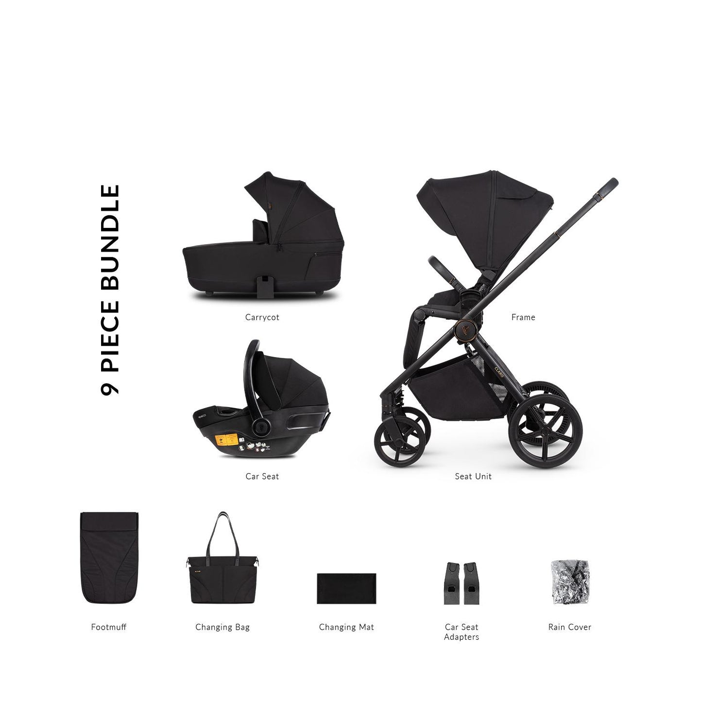 Venicci Claro 3 in 1 with Venicci Engo Car Seat