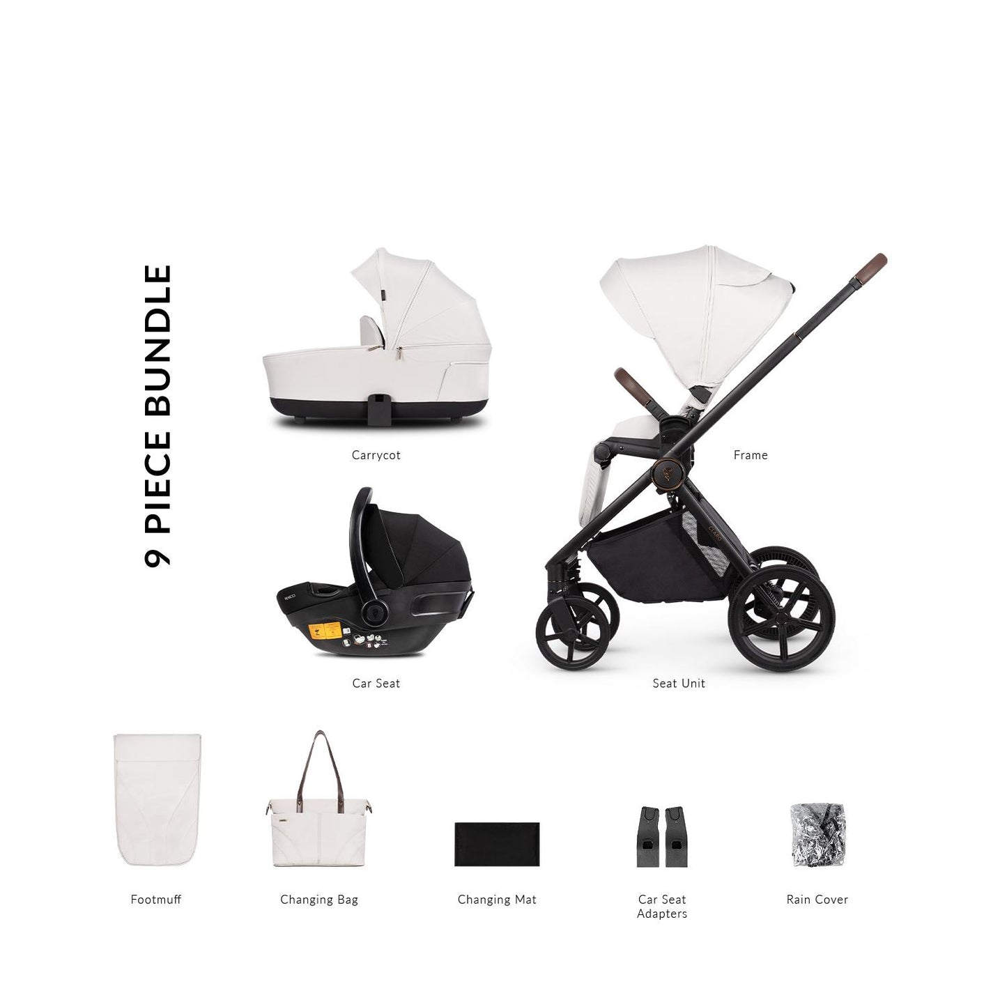 Venicci Claro 3 in 1 with Venicci Engo Car Seat