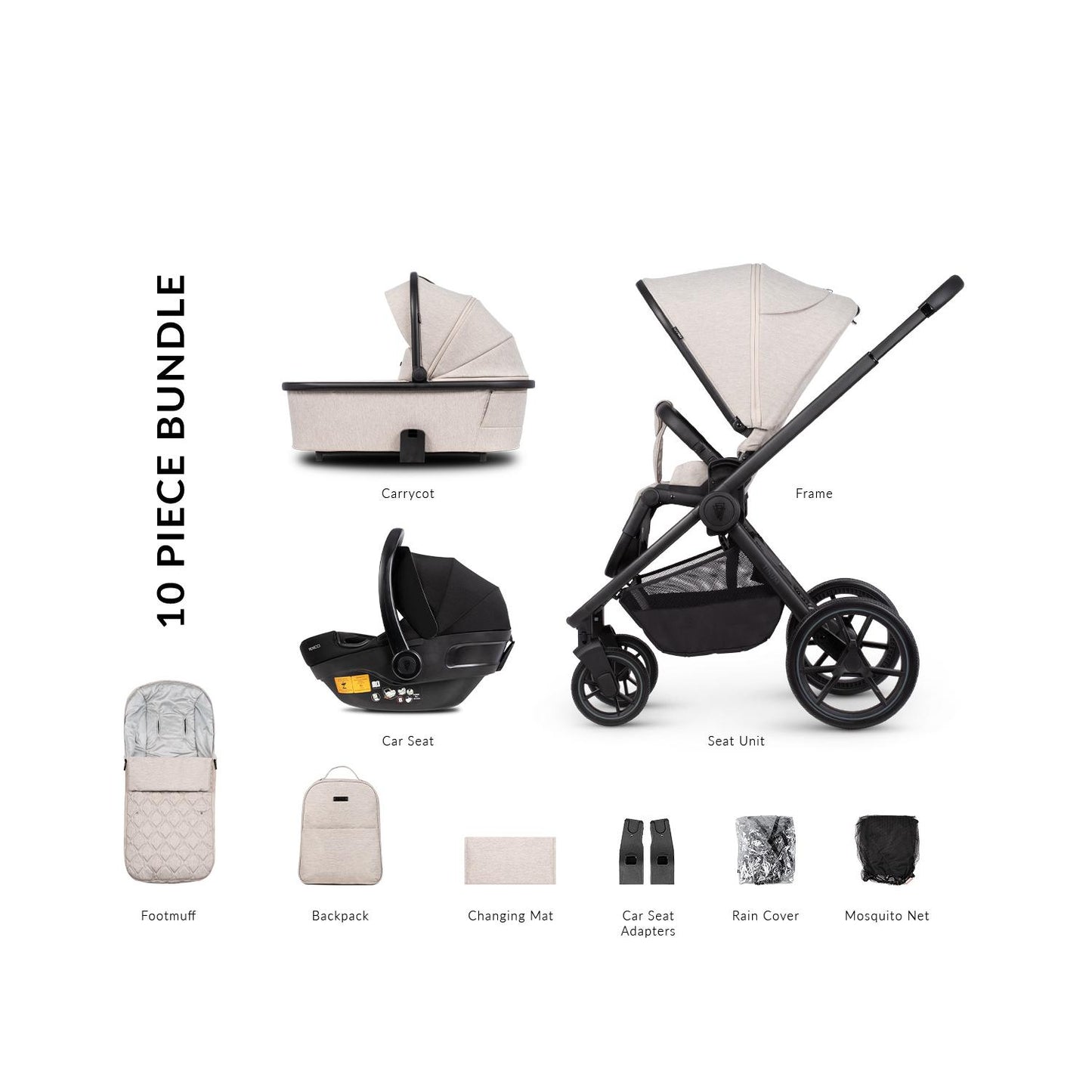 Venicci Tinum Edge 3 in 1 with Venicci Engo Car Seat