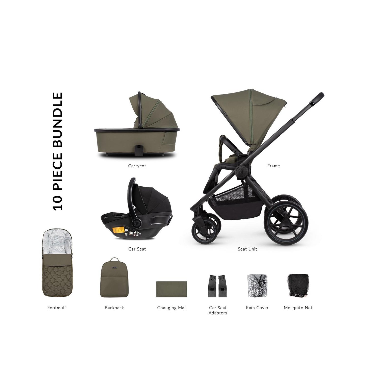 Venicci Tinum Edge 3 in 1 with Venicci Engo Car Seat