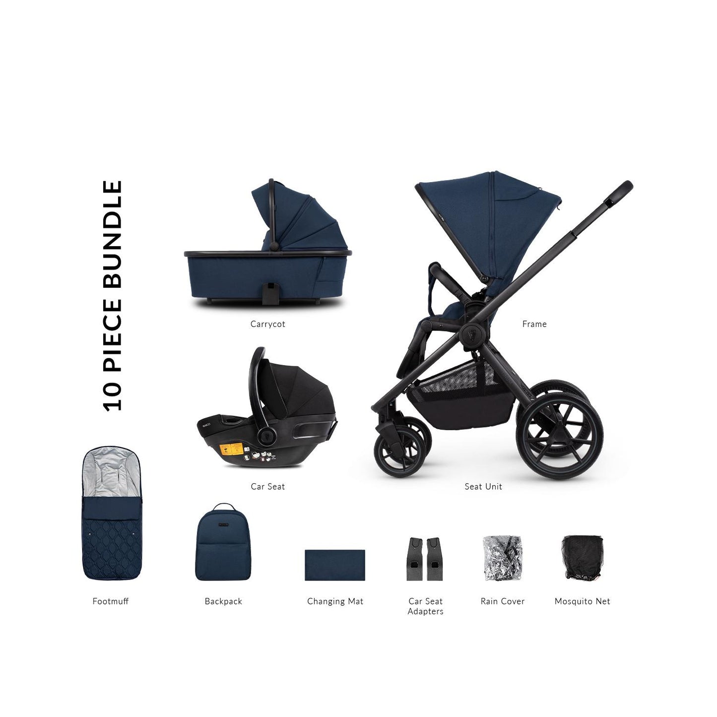 Venicci Tinum Edge 3 in 1 with Venicci Engo Car Seat