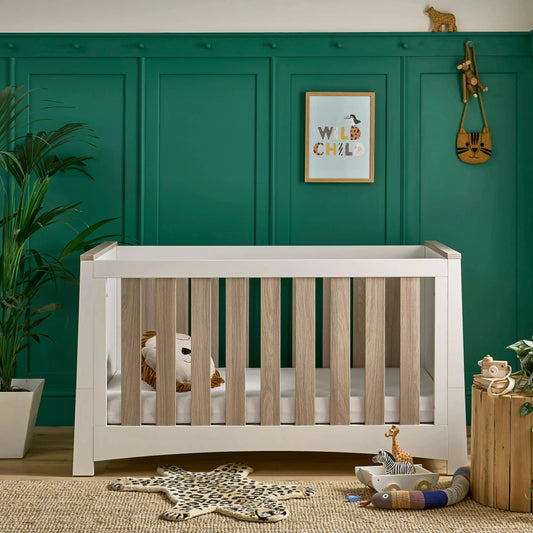 CuddleCo Ada 3 Piece Set with Cot Bed, Dresser and Wardrobe