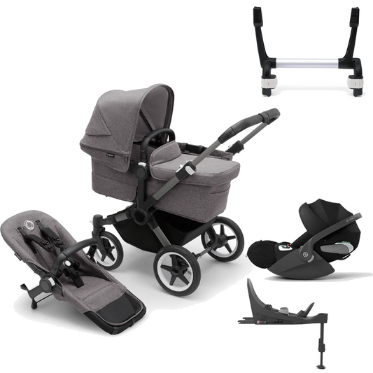 Bugaboo Donkey 5 Mono (Single) with Cybex Cloud T and Base T