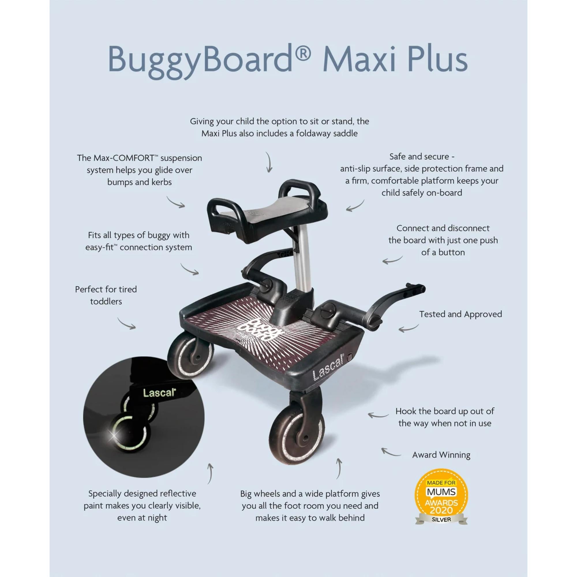 Lascal buggy board installation best sale