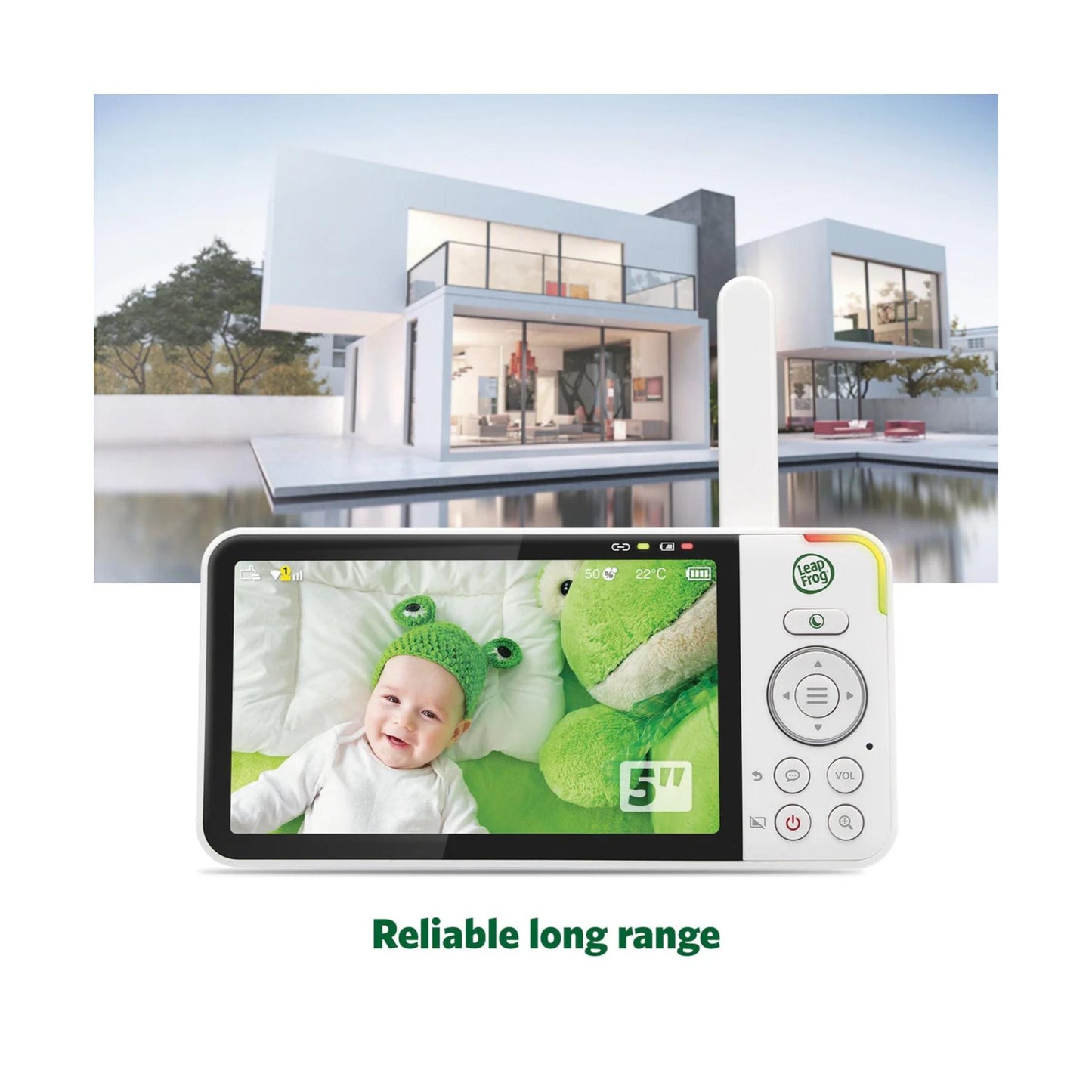 Leapfrog 5 Inch High Definition Smart Remote Access Video Monitor  LF815HD