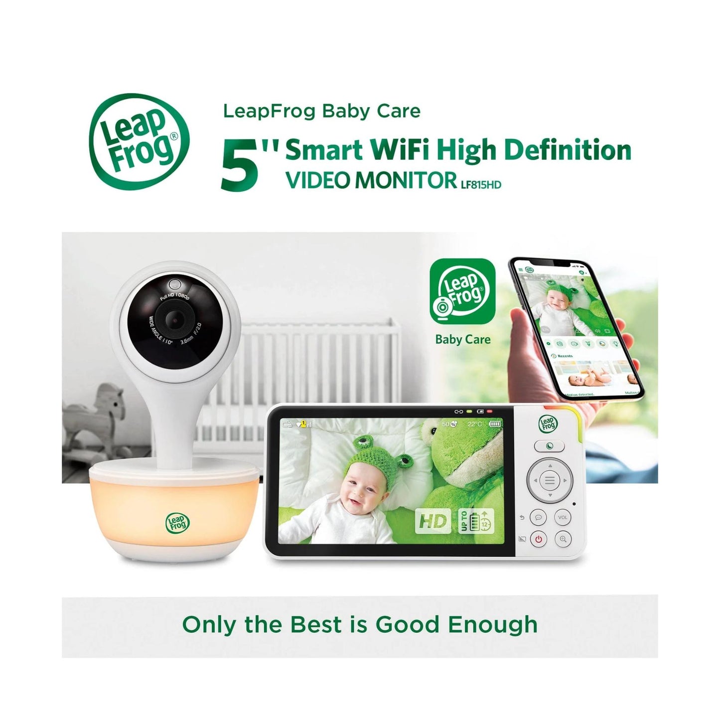 Leapfrog 5 Inch High Definition Smart Remote Access Video Monitor  LF815HD