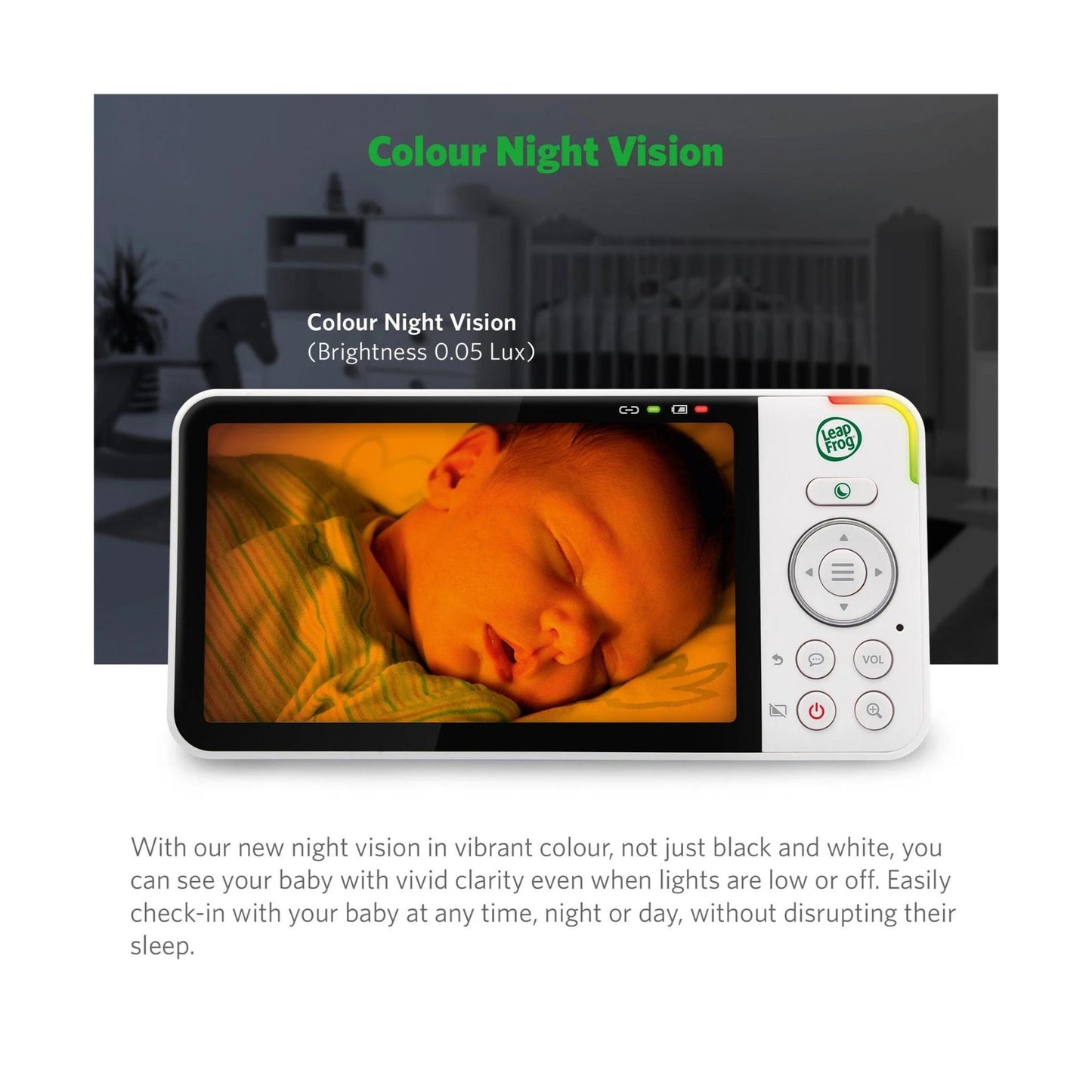 Leapfrog 5 Inch High Definition Smart Remote Access Video Monitor  LF815HD