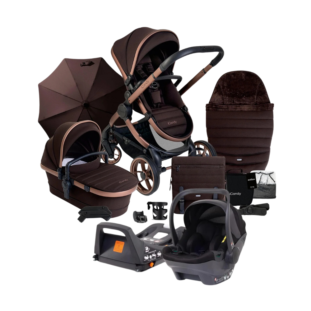 iCandy Peach 7 Complete Bundle with Cocoon Car Seat & Base