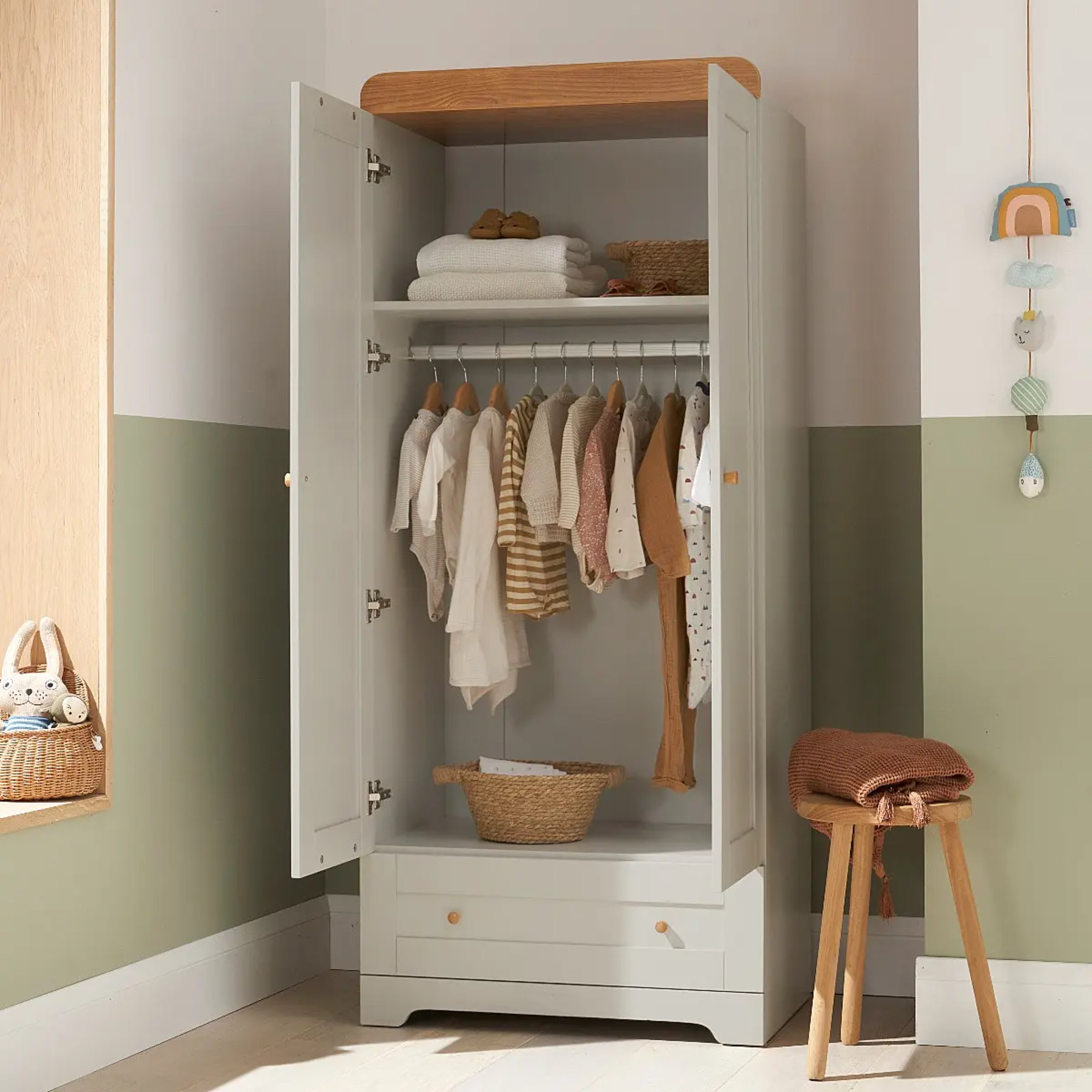 Mothercare summer oak wardrobe online