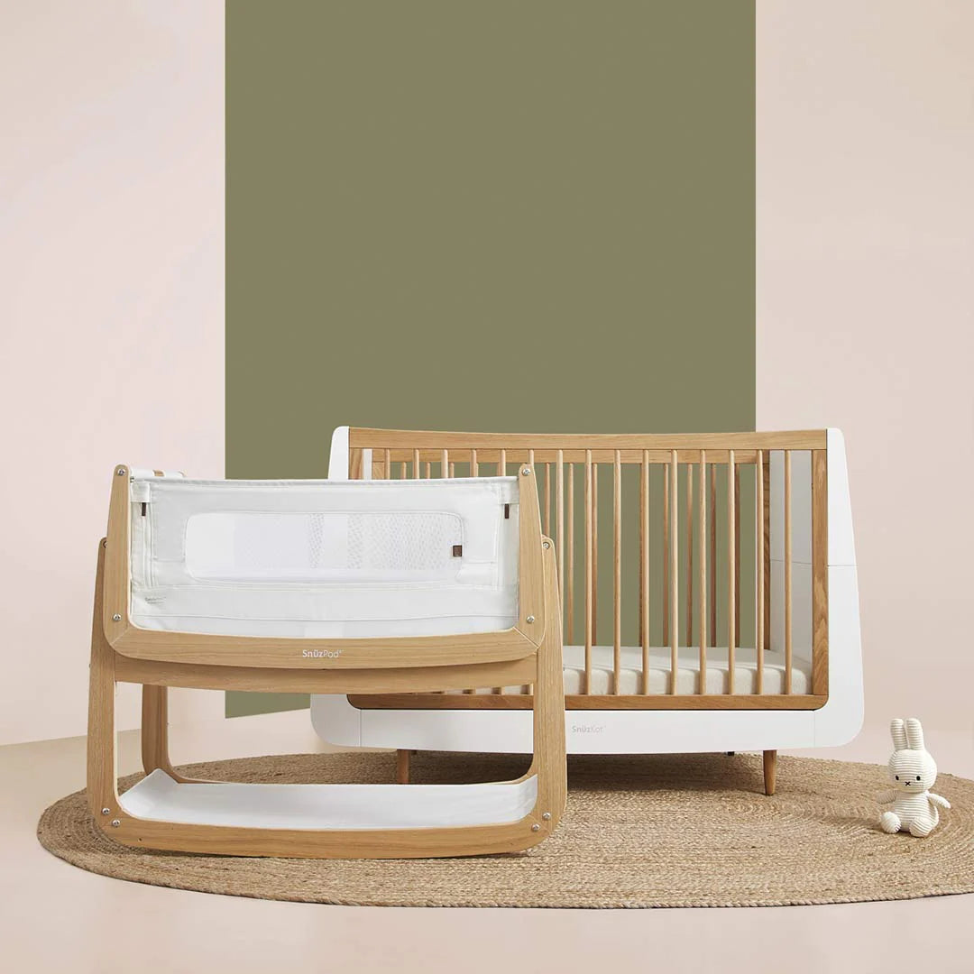 SnuzPod 4 Bedside Crib - The Natural Edit