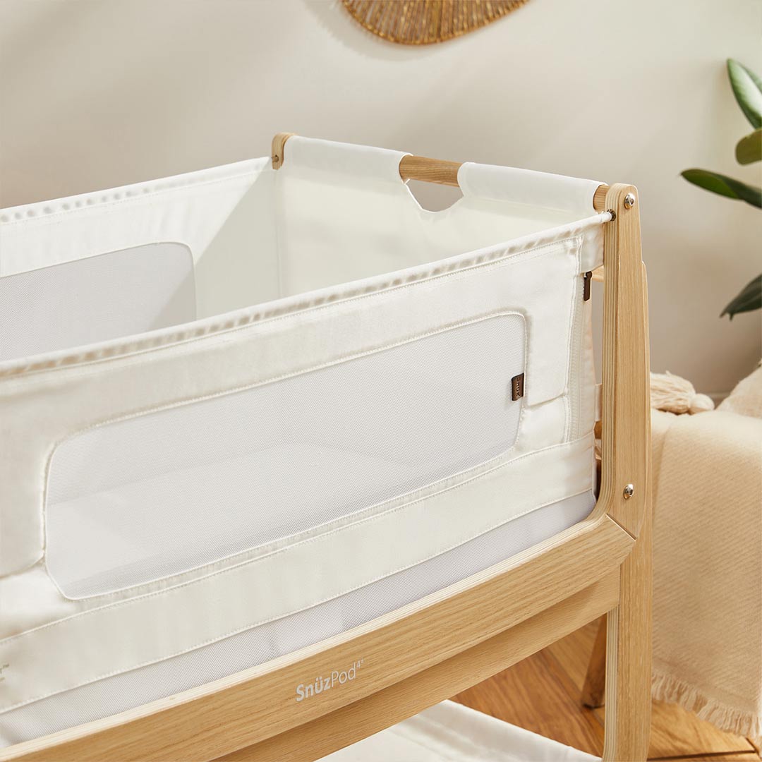 SnuzPod 4 Bedside Crib - The Natural Edit