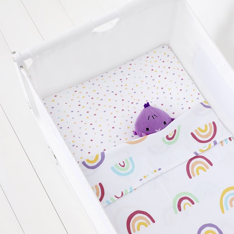 Snuz bedside crib fitted sheets online