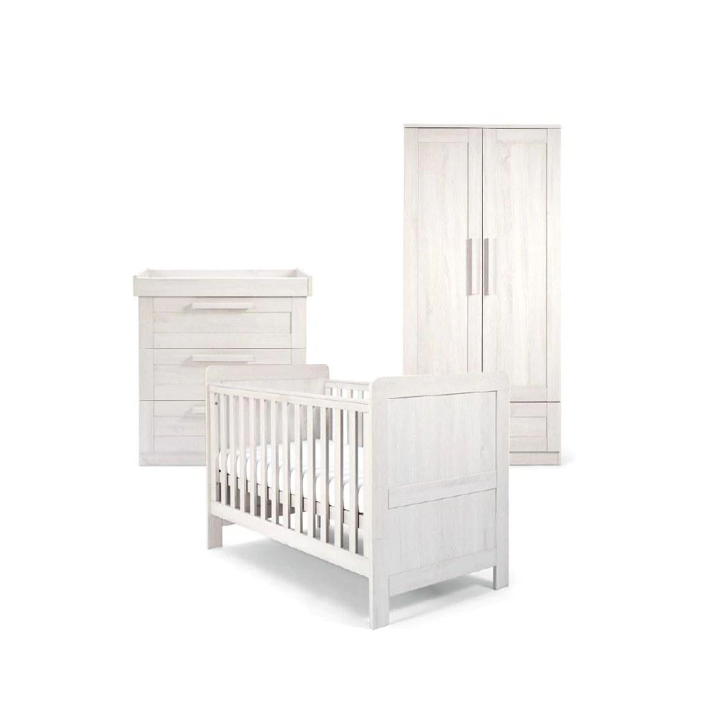 Order Now Mamas Papas Atlas 3 Piece Range with Cot bed Dresser Changer and Wardrobe BabyDoc Shop Ireland